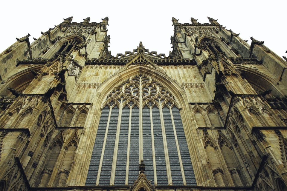 York Minster, one of the biggest cathedrals in Northern Europ
