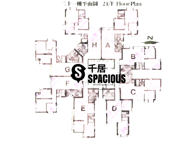 Fortress Hill - Harbour Heights Block 3 (Nam Fung Court) Floor Plan 05