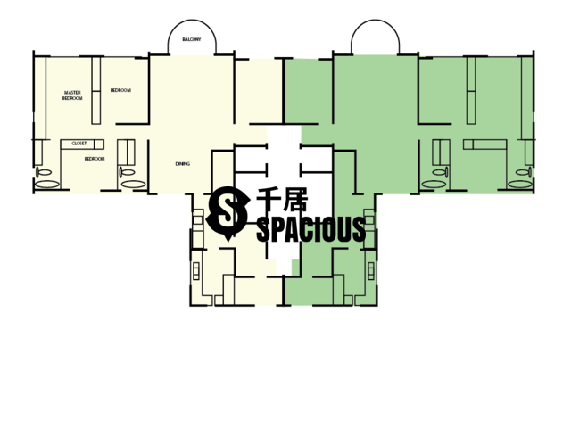 Mid Levels West - Villa Veneto Floor Plan 01