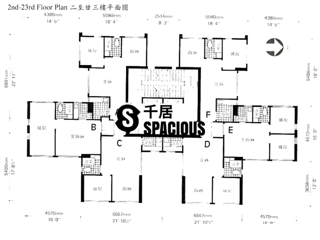 Yuen Long - Lucky Mansion Floor Plan 02