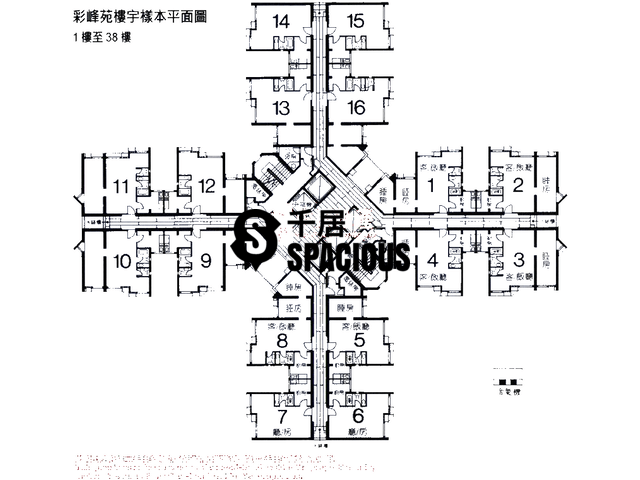 Ngau Chi Wan - Choi Fung Court Floor Plan 01