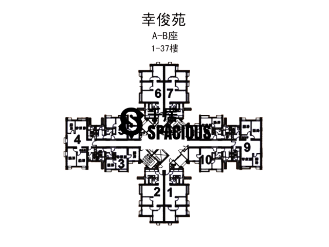 Cheung Sha Wan - Hang Chun Court Floor Plan 01