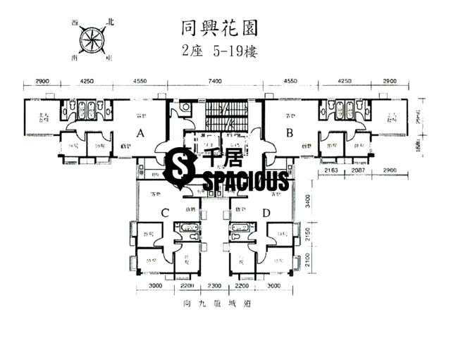 To Kwa Wan - Harmony Garden Floor Plan 03