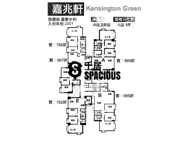 Fanling - Kensington Green Floor Plan 01