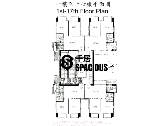 Tsim Sha Tsui - Shun Fai Building Floor Plan 01