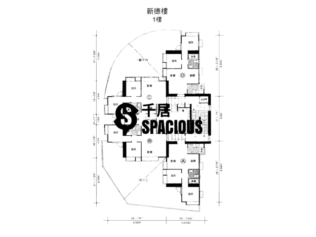 Chai Wan - Sun Tak House Floor Plan 01