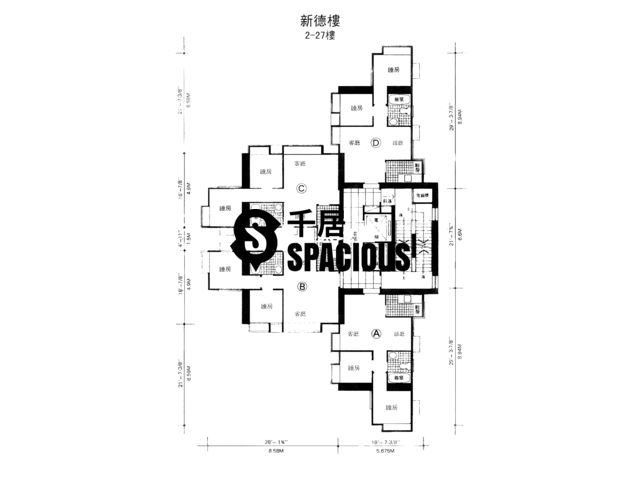 Chai Wan - Sun Tak House Floor Plan 02