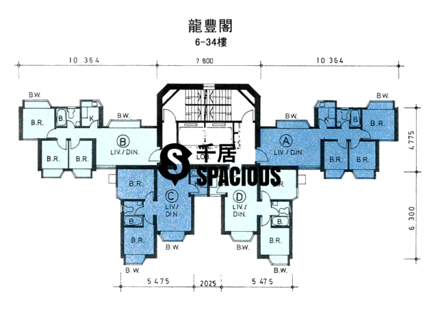 Shek Tong Tsui - Lun Fung Court Floor Plan 01