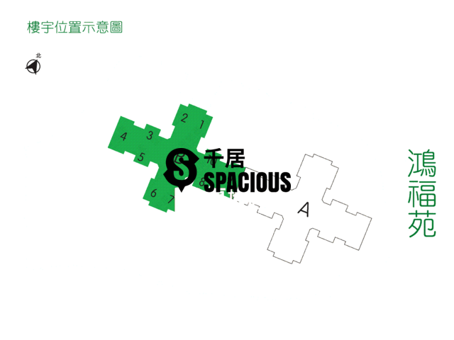 香港仔 - 鴻福苑 平面圖 01