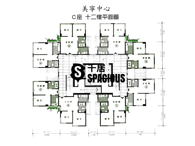 Sham Shui Po - Merlin Centre Floor Plan 08