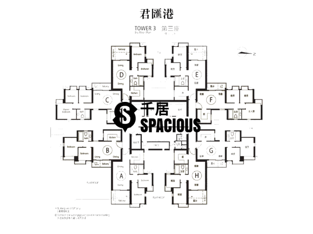 Tai Kok Tsui - Harbour Green Floor Plan 12
