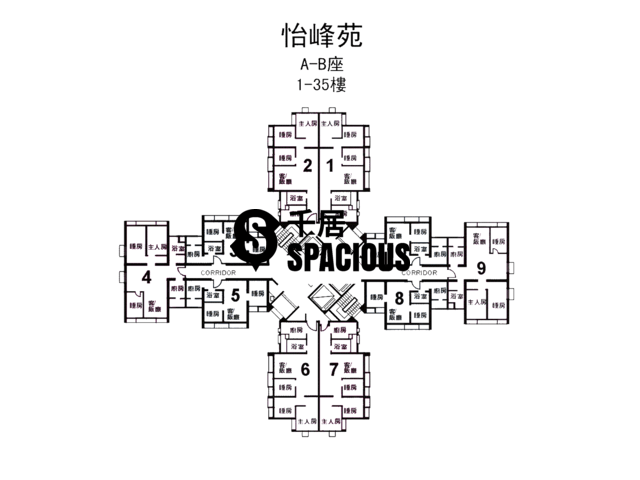 Kwai Chung - Yi Fung Court Floor Plan 01