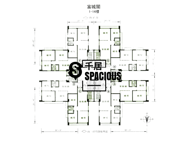 Chai Wan - Fu Shing Court Floor Plan 01