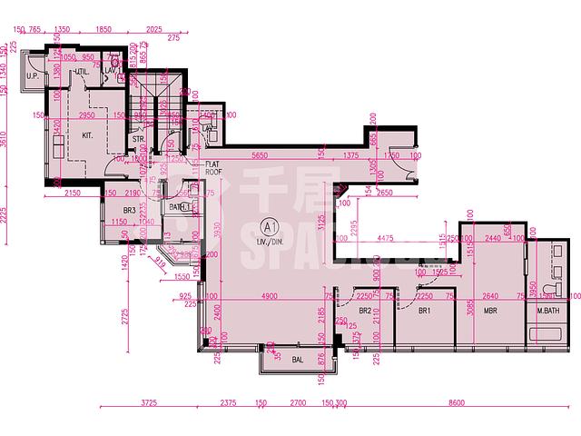 Tuen Mun - Novo Land Phase 3B Fiskars Block 1 Floor Plan 01