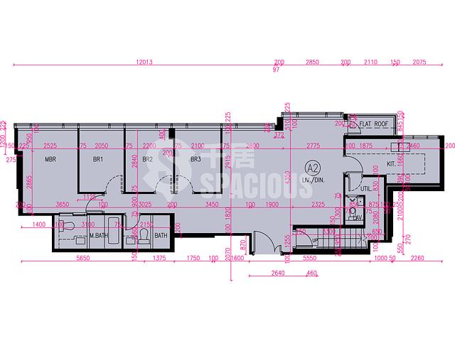 屯門 - Novo Land 3B期 Fiskars 1座 平面圖 02