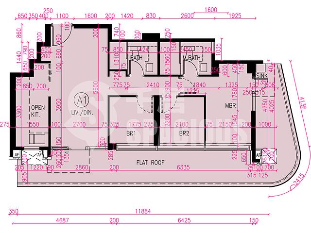 Tuen Mun - Novo Land Phase 3B Fiskars Block 1 Floor Plan 05