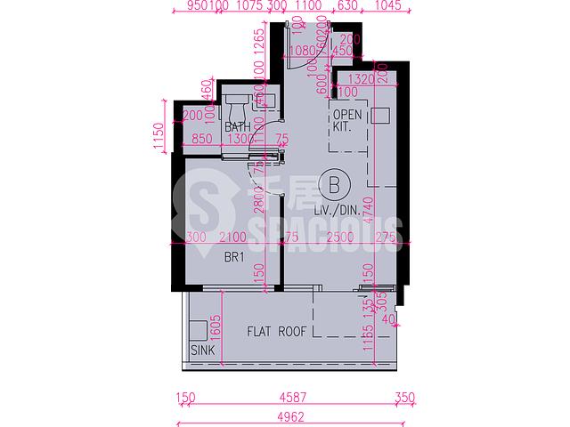 Tuen Mun - Novo Land Phase 3B Fiskars Block 1 Floor Plan 07