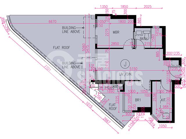 Tuen Mun - Novo Land Phase 3B Fiskars Block 1 Floor Plan 15