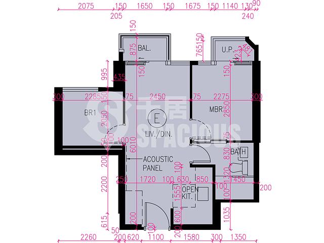 Tuen Mun - Novo Land Phase 3B Fiskars Block 1 Floor Plan 22