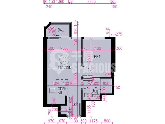 Tuen Mun - Novo Land Phase 3B Fiskars Block 1 Floor Plan 23