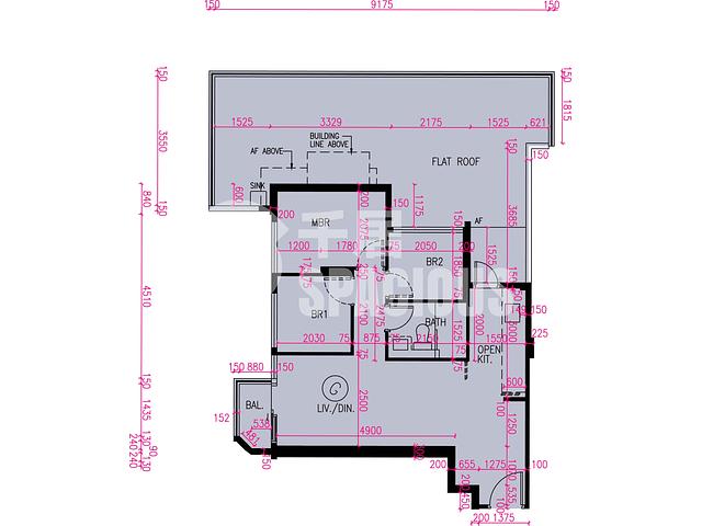 Tuen Mun - Novo Land Phase 3B Fiskars Block 2A Floor Plan 01