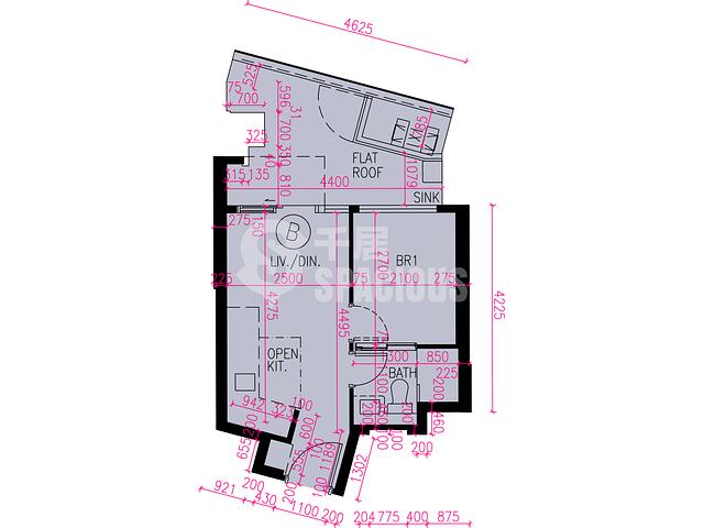 屯門 - Novo Land 3B期 Fiskars 2A座 平面圖 07