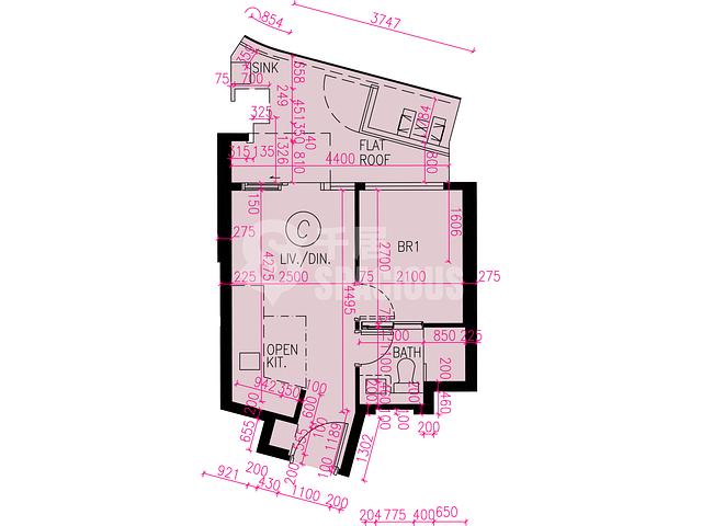 屯门 - Novo Land 3B期 Fiskars 2A座 平面图 08