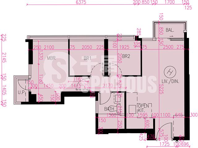 Tuen Mun - Novo Land Phase 3B Fiskars Block 2A Floor Plan 06