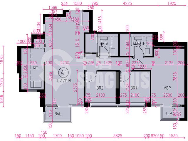 Tuen Mun - Novo Land Phase 3B Fiskars Block 2A Floor Plan 19