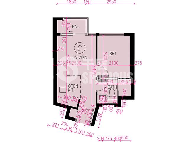 屯門 - Novo Land 3B期 Fiskars 2A座 平面圖 21