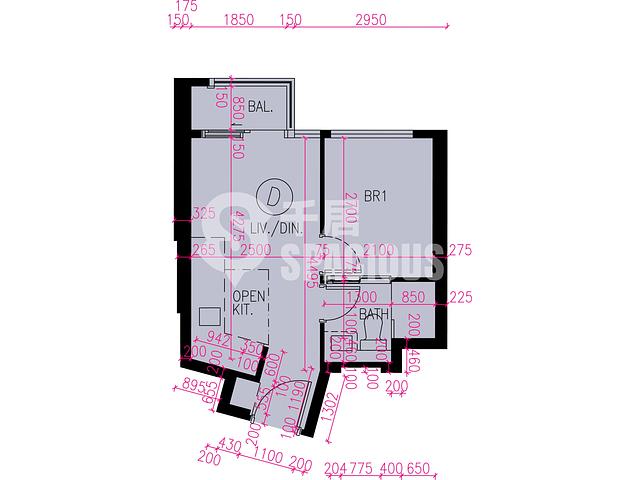 Tuen Mun - Novo Land Phase 3B Fiskars Block 2A Floor Plan 16