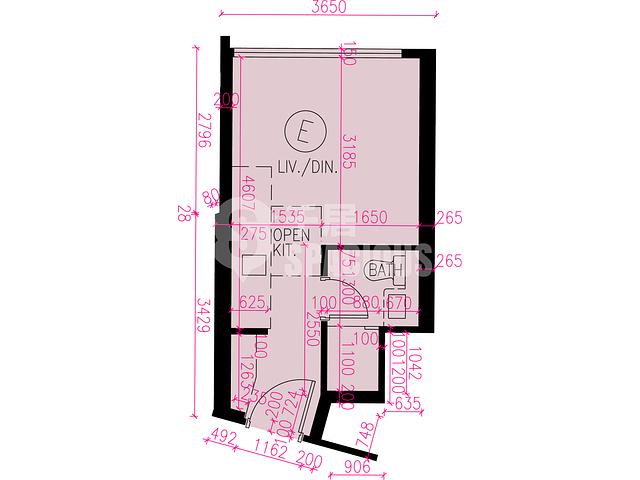 Tuen Mun - Novo Land Phase 3B Fiskars Block 2A Floor Plan 07