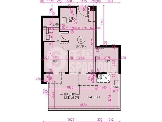 Tuen Mun - Novo Land Phase 3B Fiskars Block 2B Floor Plan 02