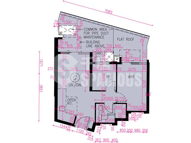 Tuen Mun - Novo Land Phase 3B Fiskars Block 2B Floor Plan 07