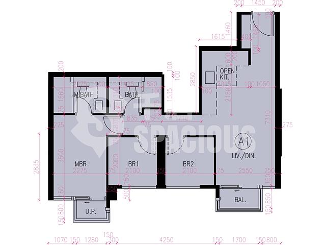 屯門 - Novo Land 3B期 Fiskars 2B座 平面圖 11