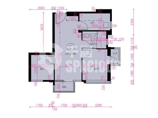 Tuen Mun - Novo Land Phase 3B Fiskars Block 2B Floor Plan 03