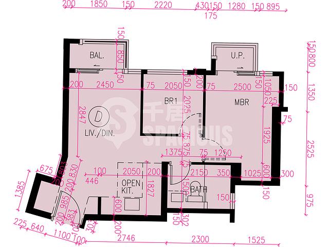 Tuen Mun - Novo Land Phase 3B Fiskars Block 2B Floor Plan 04