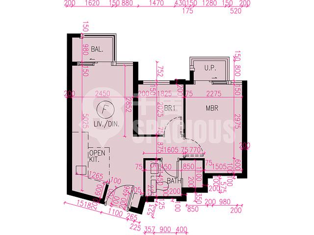 屯门 - Novo Land 3B期 Fiskars 2B座 平面图 16