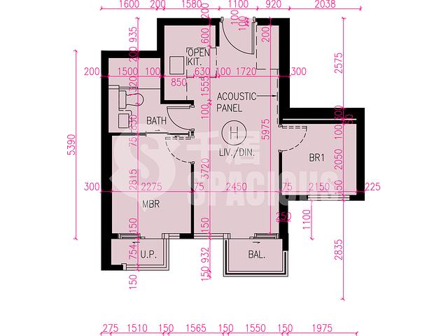 Tuen Mun - Novo Land Phase 3B Fiskars Block 2B Floor Plan 04