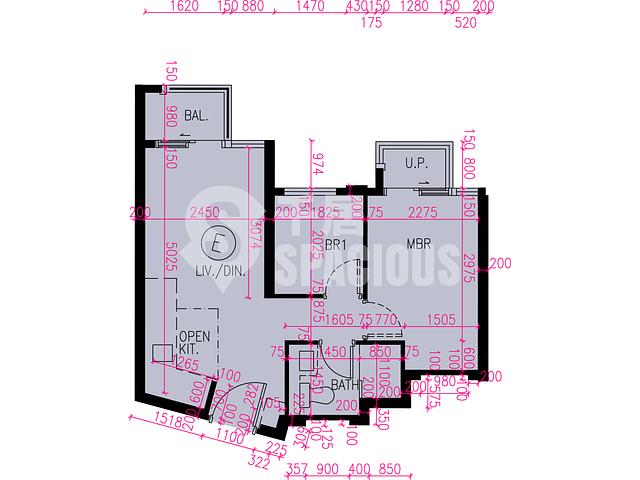 Tuen Mun - Novo Land Phase 3B Fiskars Block 2B Floor Plan 01