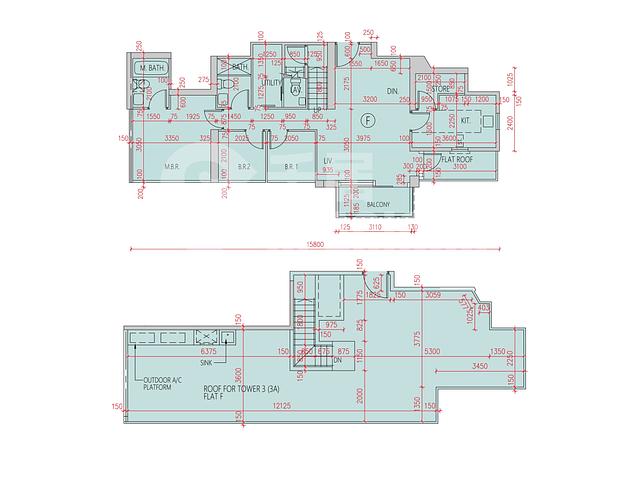 Lohas Park - Lohas Park Phase 11D Villa Garda III Block 3A Floor Plan 01