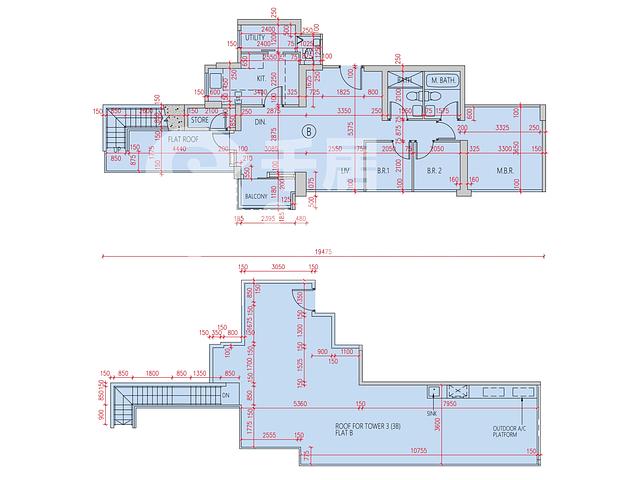 Lohas Park - Lohas Park Phase 11D Villa Garda III Block 3B Floor Plan 09