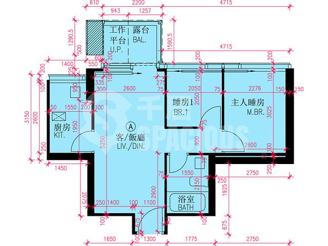 Kai Tak - Twin Victoria Block 1A Floor Plan 02