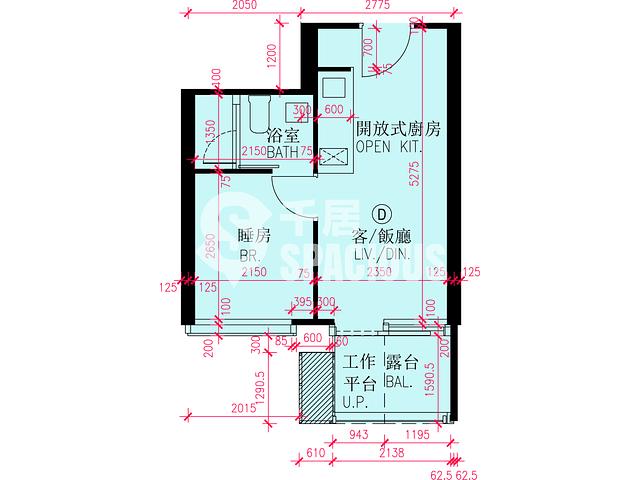 启德 - 维港・双钻1A座 平面图 06