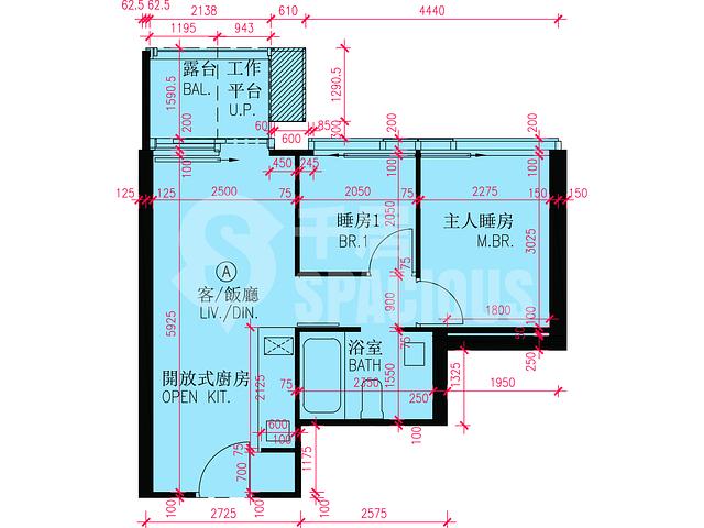 Kai Tak - Twin Victoria Block 1B Floor Plan 01