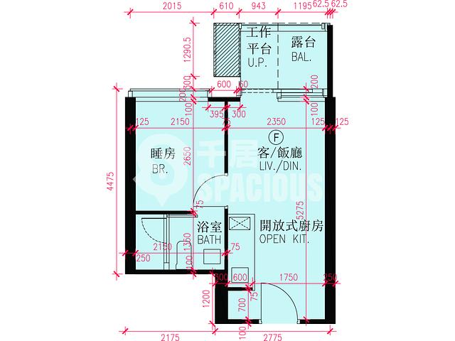 啟德 - 維港・雙鑽2A座 平面圖 05