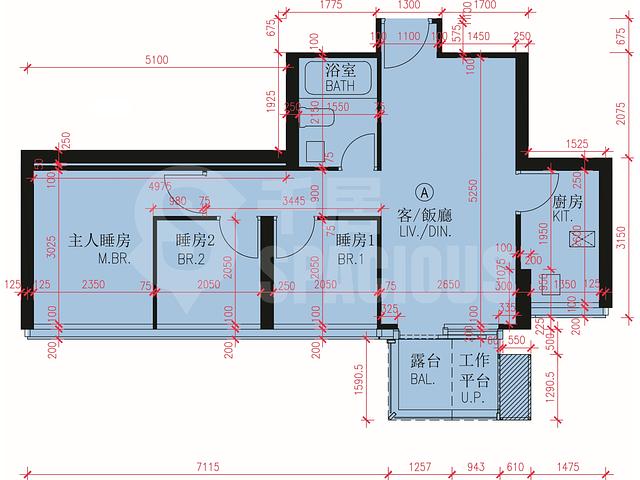 Kai Tak - Twin Victoria Block 2B Floor Plan 02