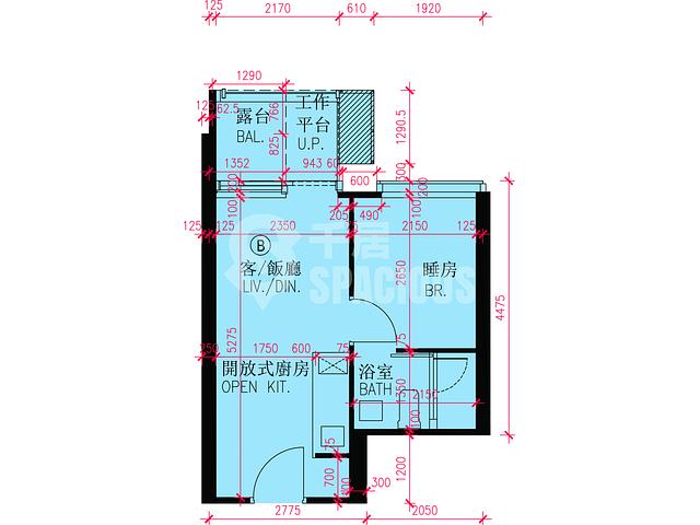 启德 - 维港・双钻2B座 平面图 04