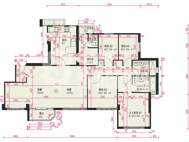 Pok Fu Lam - Jessville Tower Floor Plan 02