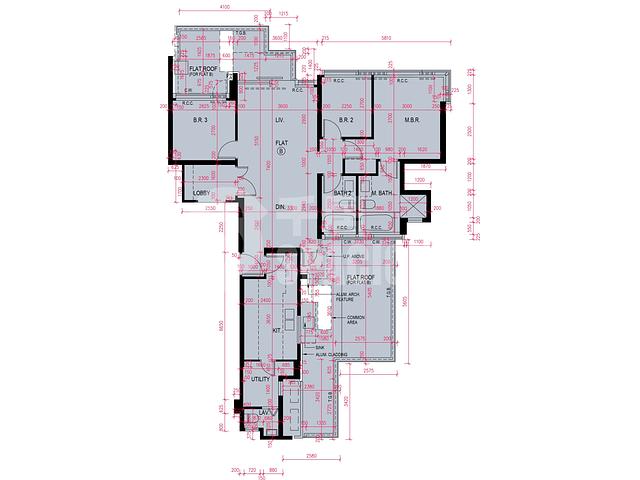 North Point - Victoria Harbour Phase 2B-3 Tower 1 Floor Plan 01